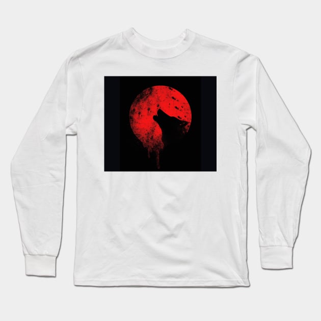 Night wolves Long Sleeve T-Shirt by daghlashassan